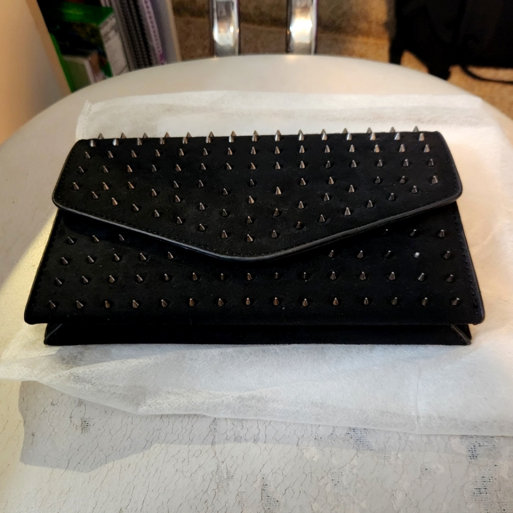 Steve Madden studded clutch